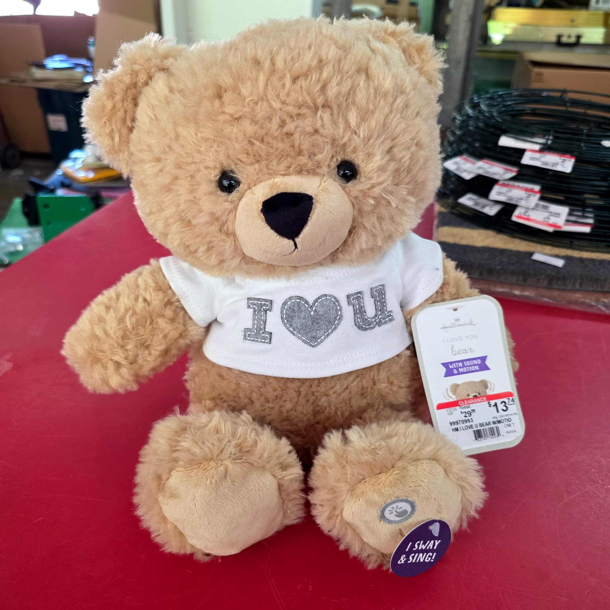 Hallmark I Love You Bear with Sound and Motion